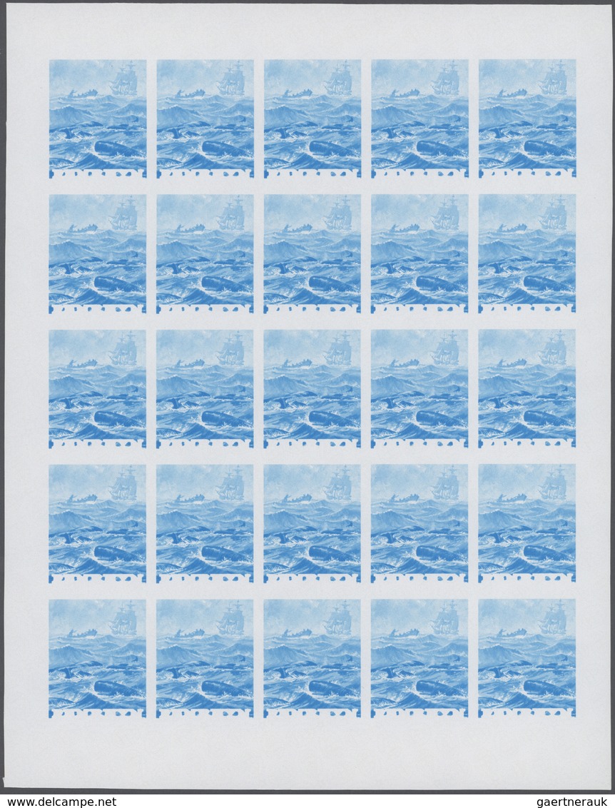 25732 Thematik: Tiere-Meerestiere / animals-sea animals: 1983, Penrhyn. Progressive proofs set of sheets f
