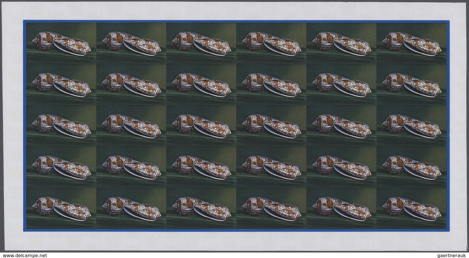 25742 Thematik: Tiere-Meerestiere-Muscheln / Animals-sea Animals-shells: 1974, Cook Islands. Progressive P - Coquillages