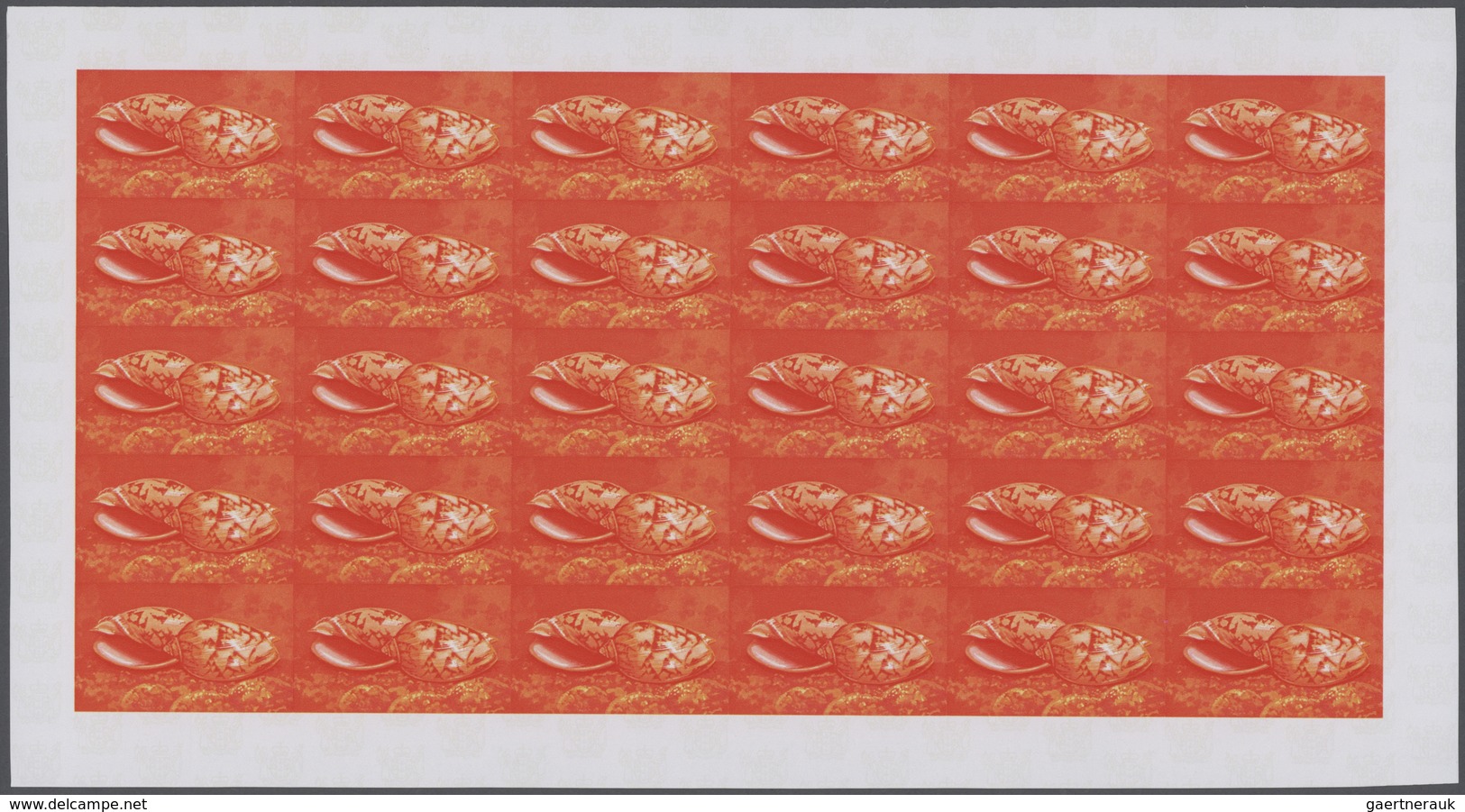 25752 Thematik: Tiere-Meerestiere-Muscheln / Animals-sea Animals-shells: 1974, Cook Islands. Progressive P - Coquillages