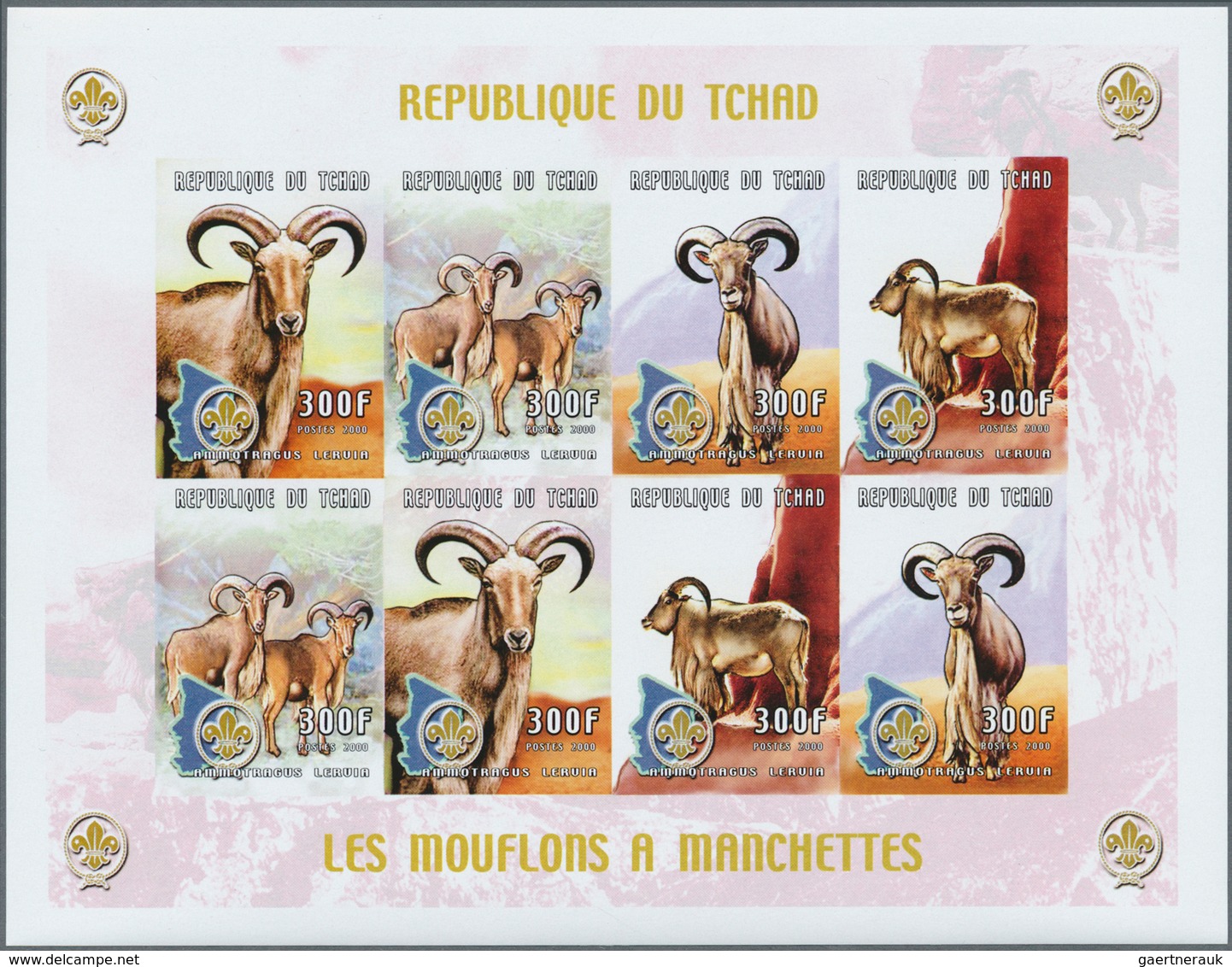 25783 Thematik: Tiere-Schalwild / Animals- Stag,chamois...: 1960/2000 (approx), Various Countries. Accumulat - Gibier