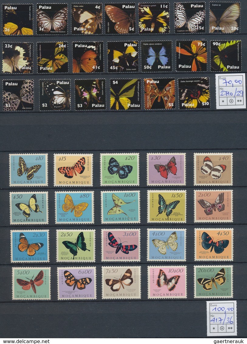 25791 Thematik: Tiere-Schmetterlinge / Animals-butterflies: 1950s Up To Now (approx.), All World. Abundant - Papillons