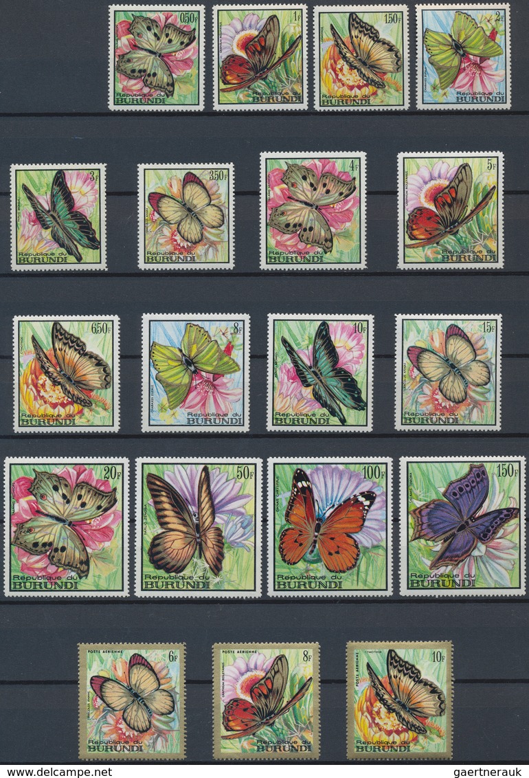 25791 Thematik: Tiere-Schmetterlinge / Animals-butterflies: 1950s Up To Now (approx.), All World. Abundant - Papillons