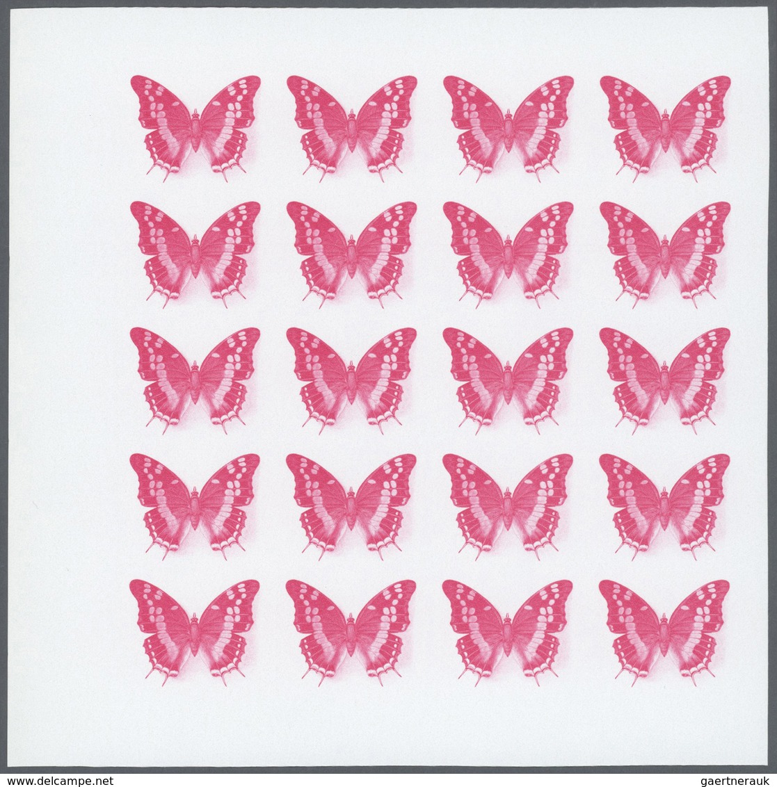 25802 Thematik: Tiere-Schmetterlinge / Animals-butterflies: 1979, Rwanda. Progressive Proofs Set For The B - Papillons