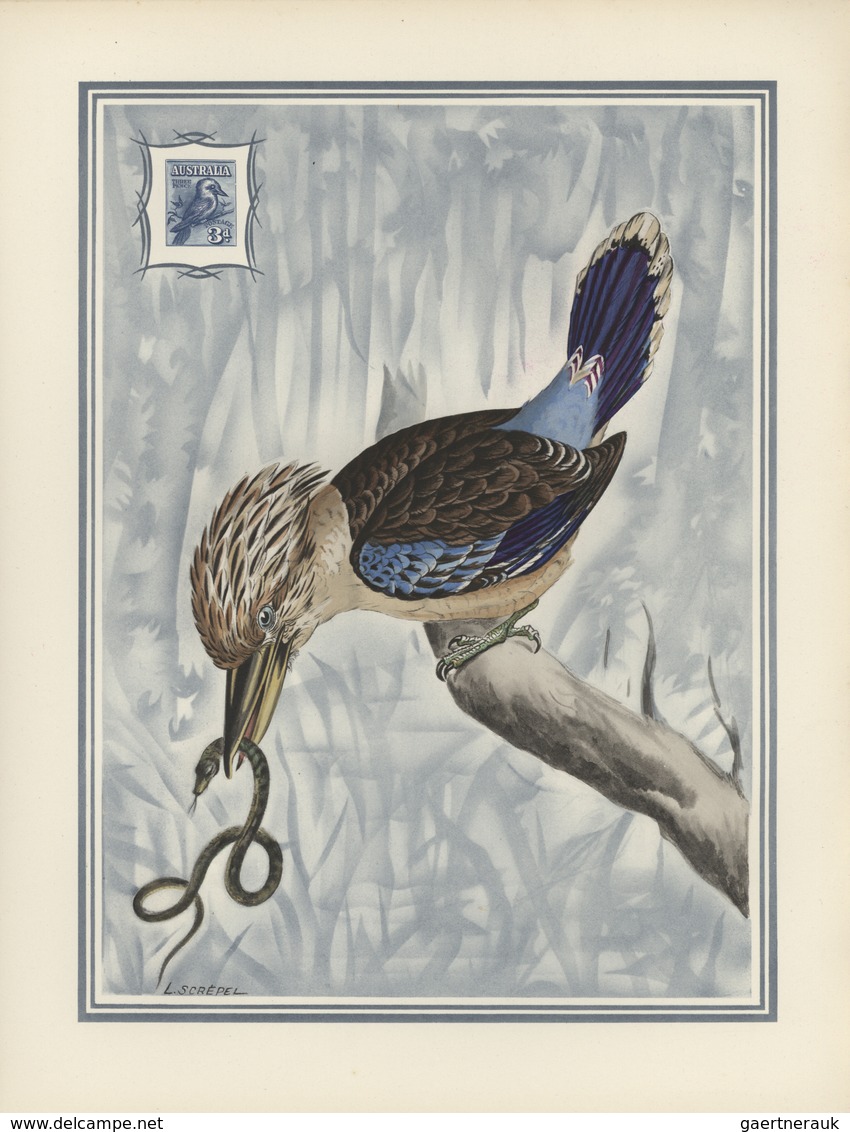 25816 Thematik: Tiere-Vögel / animals-birds: 1949, France. "LES OISEAUX et le Timbre-Poste par Mme Duprat-