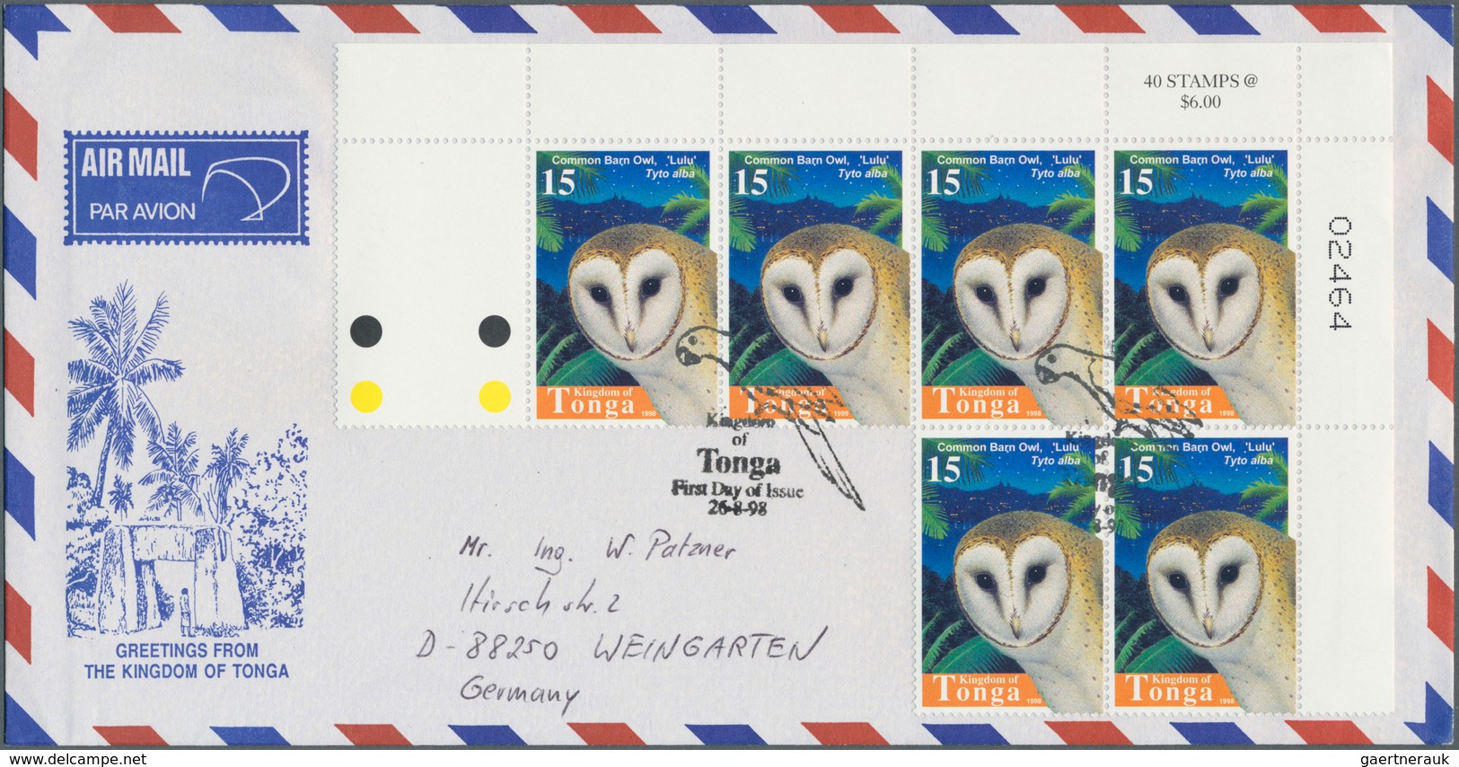 25817 Thematik: Tiere-Vögel / animals-birds: 1950/2005 (ca.), accumulation of apprx. 170 covers/cards with