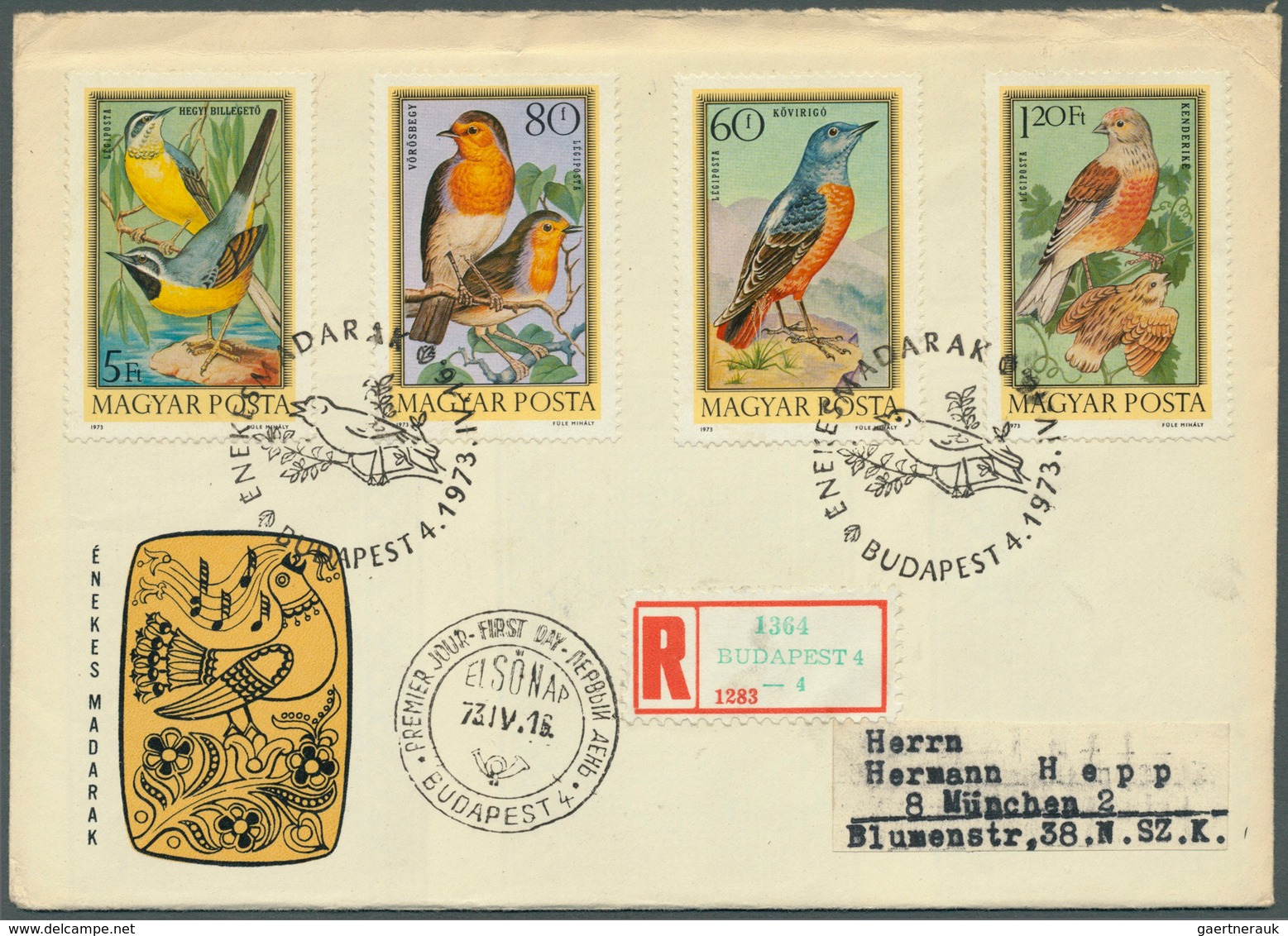 25819 Thematik: Tiere-Vögel / Animals-birds: 1959/1999 (ca.), Interessanter, Reichhaltiger Bestand Mit Gro - Autres & Non Classés