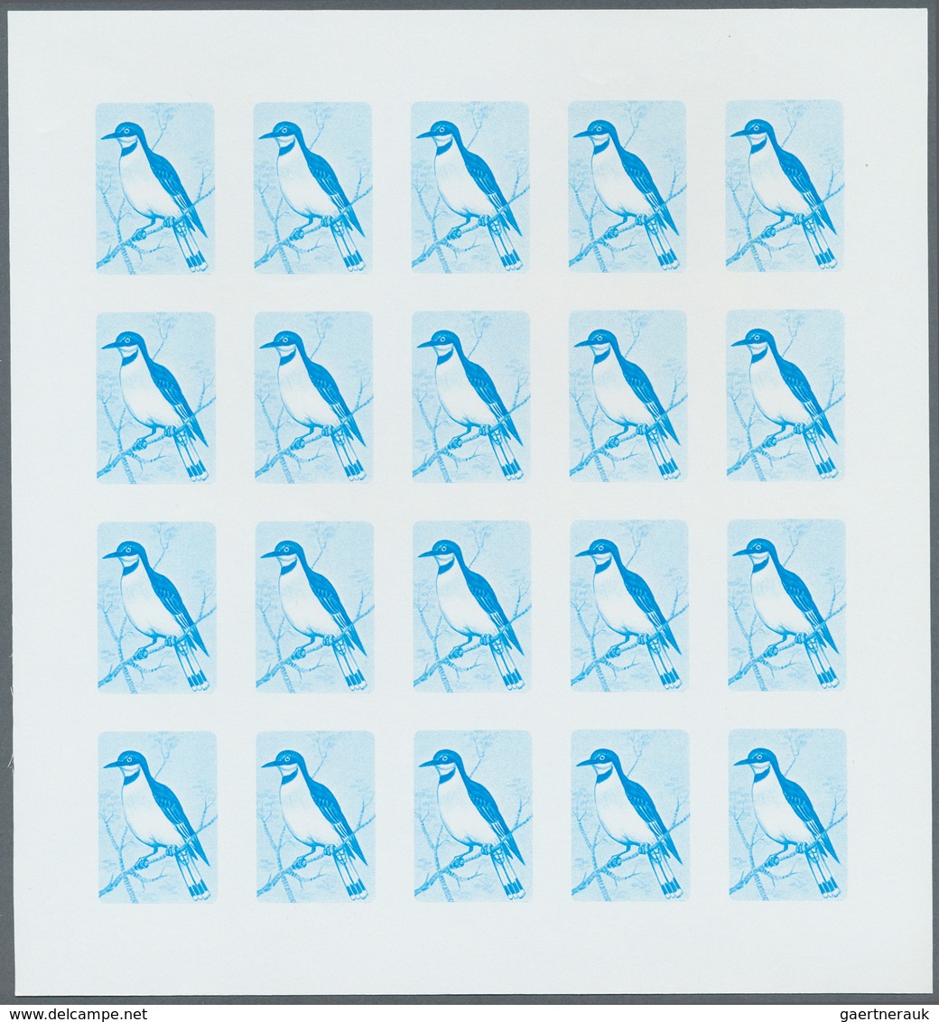 25832 Thematik: Tiere-Vögel / Animals-birds: 1979, Burundi. Progressive Proofs Set Of Sheets For The BIRDS - Autres & Non Classés