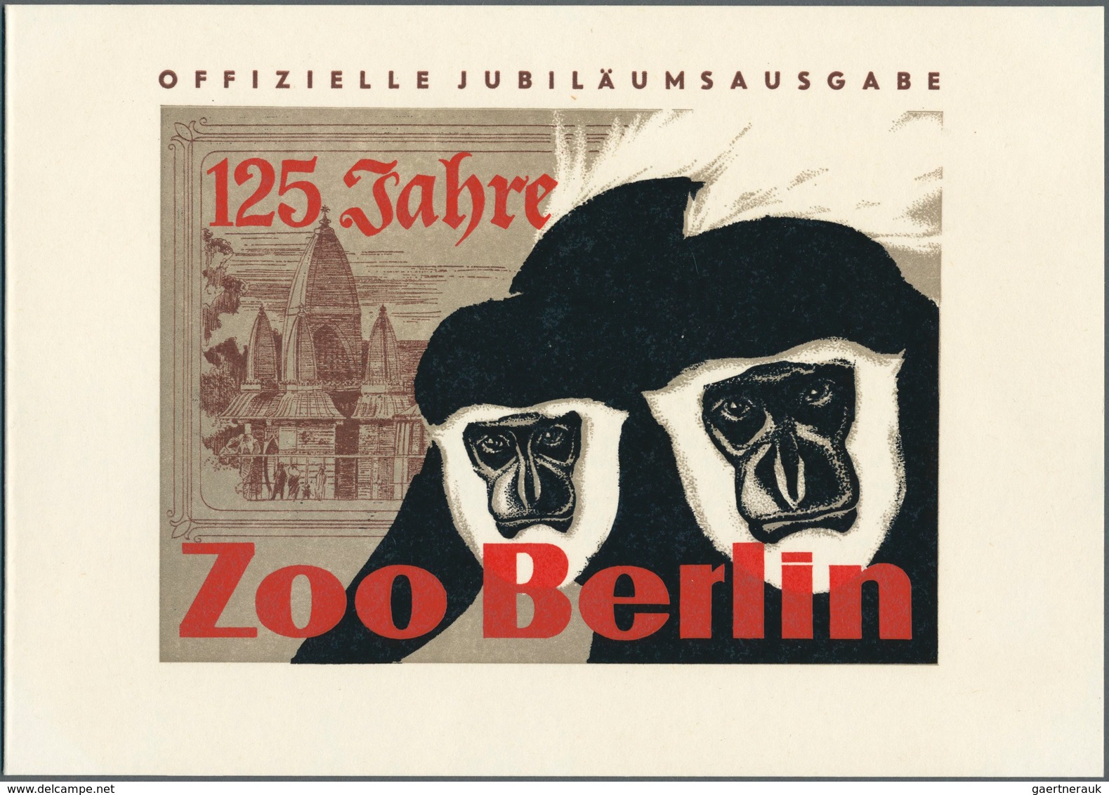 25851 Thematik: Tiere-Zootiere / animals-zoo animals: 1899/2005, collection of more than 90 covers and car