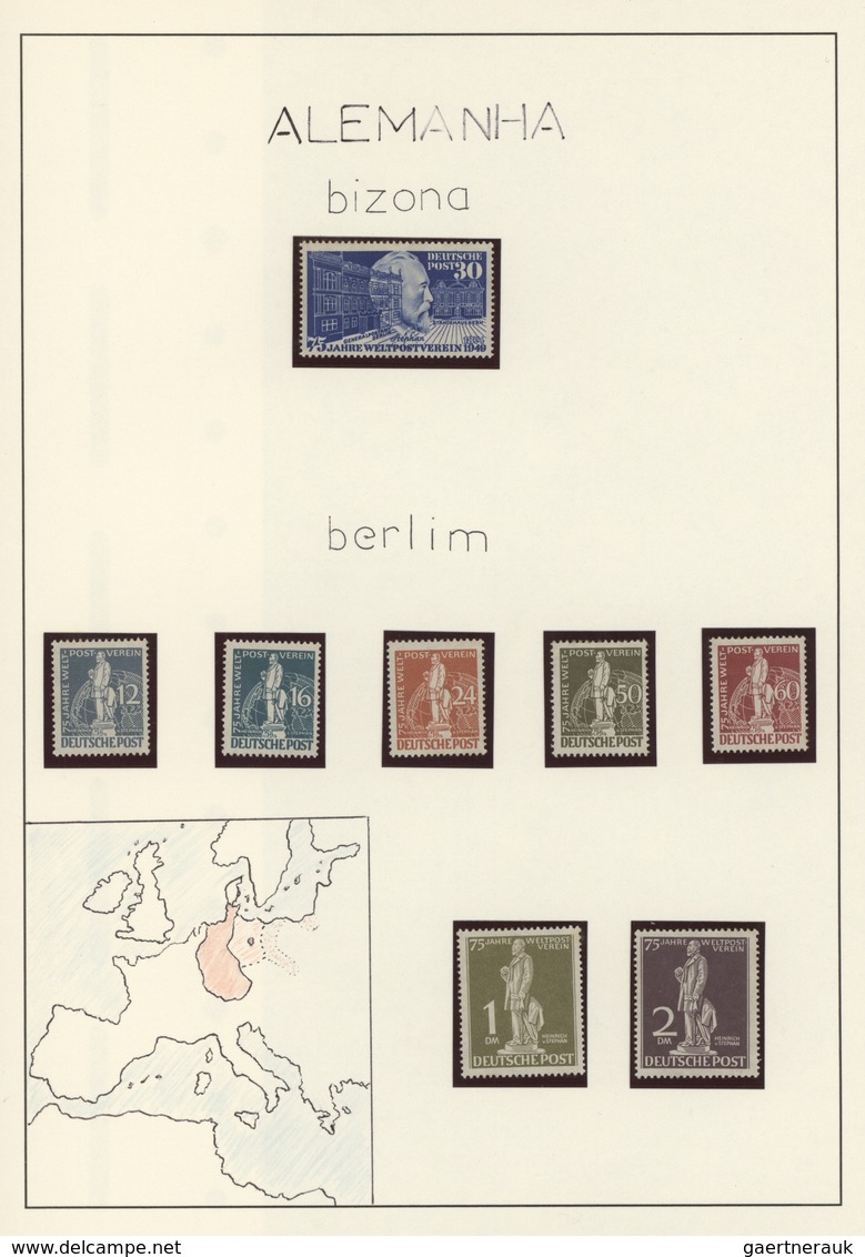 25863 Thematik: UPU / United Postal Union: 1949, 75th Anniversary Of UPU, Unused Collection Of Apprx. 175 - U.P.U.