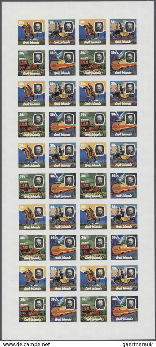 25870 Thematik: Verkehr / Traffic: 1979, Cook Islands. Progressive Proofs Set Of Sheets For The Issue SIR - Autres & Non Classés