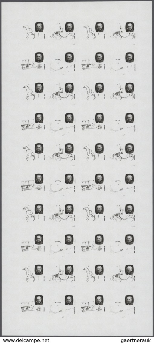 25870 Thematik: Verkehr / Traffic: 1979, Cook Islands. Progressive Proofs Set Of Sheets For The Issue SIR - Autres & Non Classés