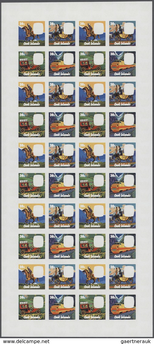 25870 Thematik: Verkehr / Traffic: 1979, Cook Islands. Progressive Proofs Set Of Sheets For The Issue SIR - Autres & Non Classés