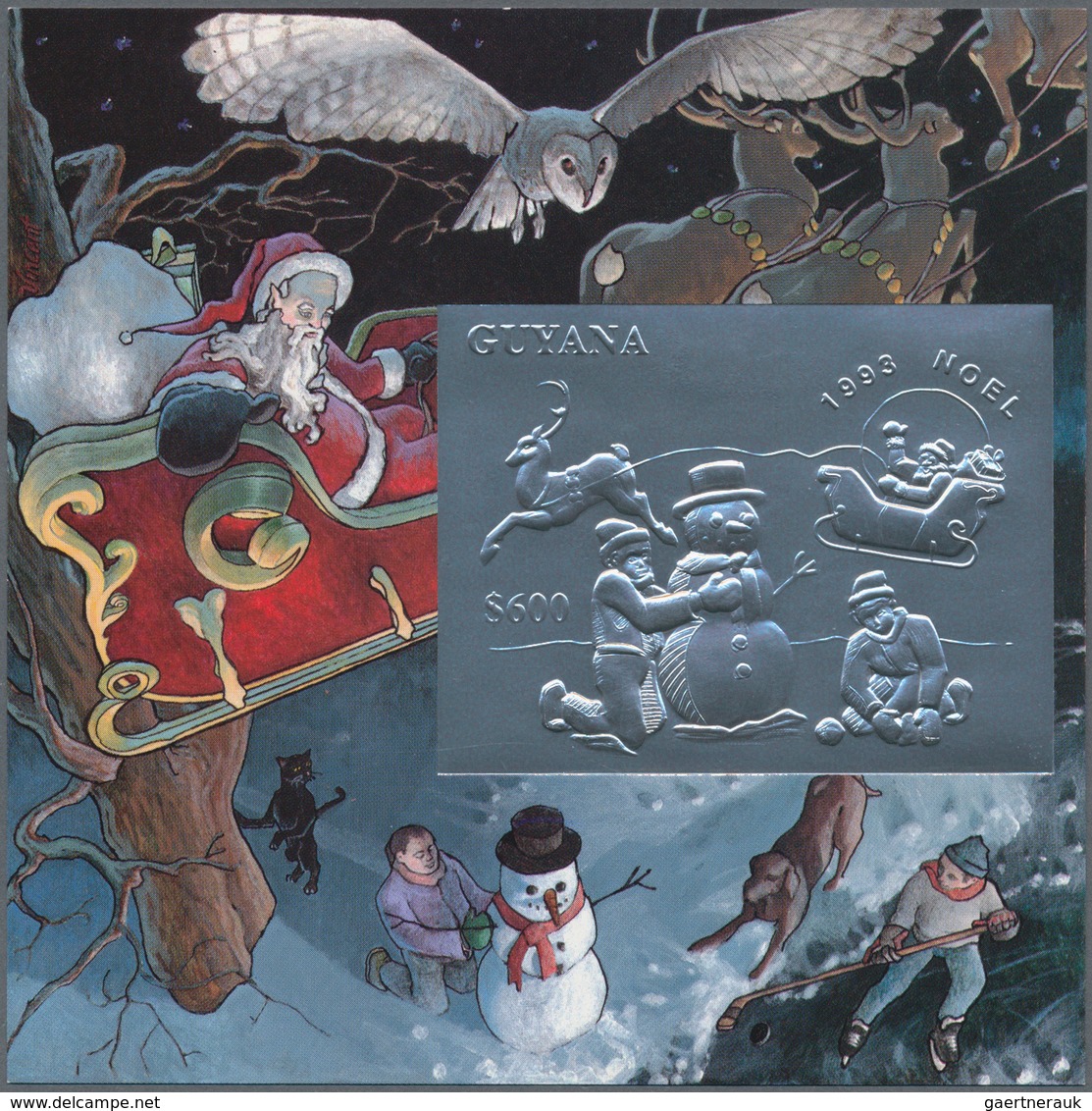 25898 Thematik: Weihnachten / Christmas: 1993, Guyana. Set Of 8 Different Souvenir Sheets CHRISTMAS, Each - Noël