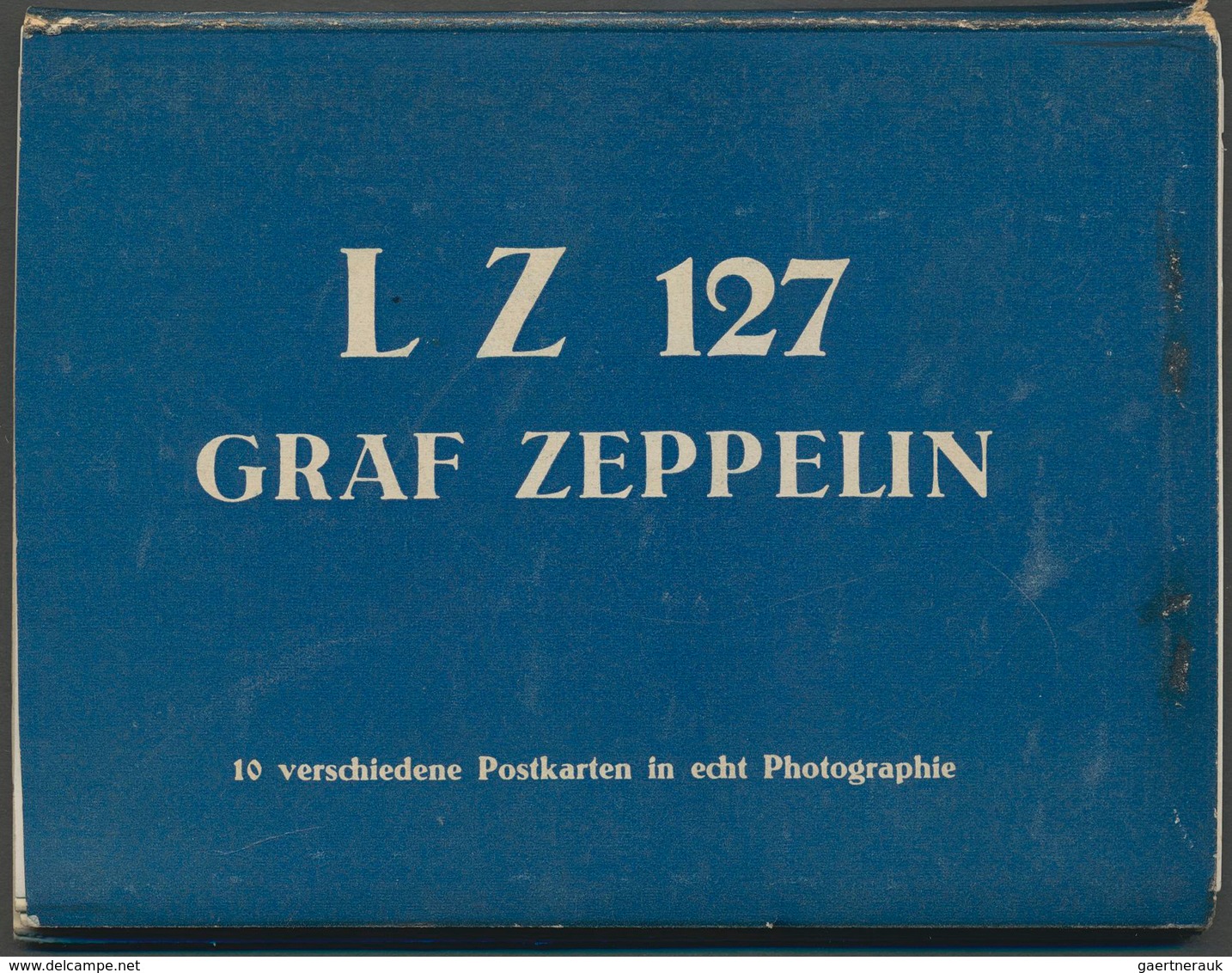 25906 Thematik: Zeppelin / Zeppelin: 1930 (ca), German Empire. Fanfolded Picture Postcards Book Containing - Zeppelins