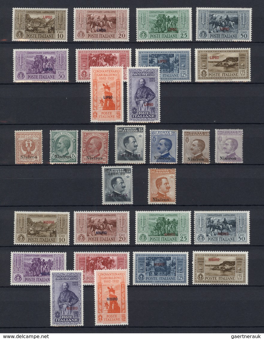 26000 Ägäische Inseln: 1912/1934, A Mint Collection Comprising General Issues And The Island Overprints Fr - Egée