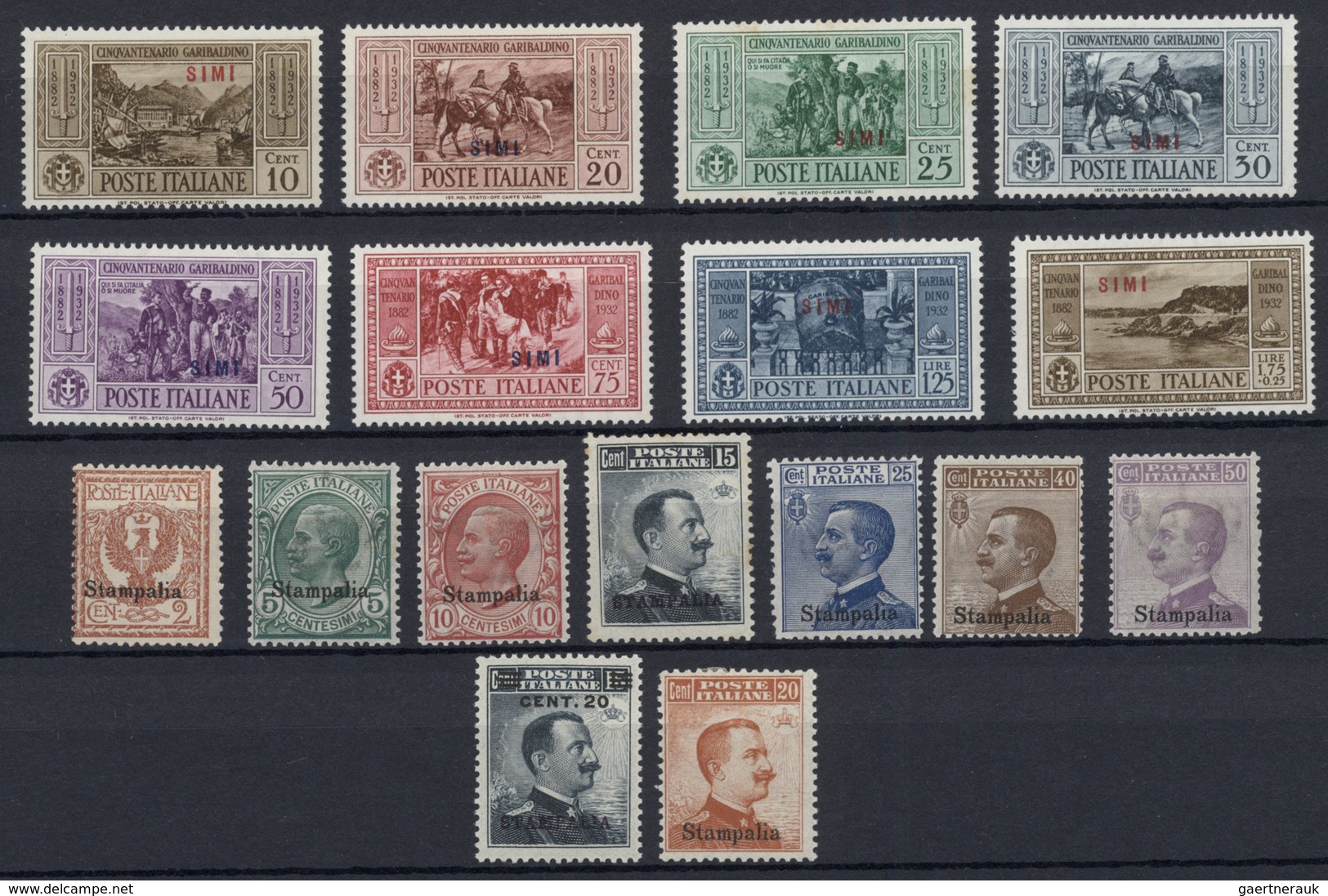 26000 Ägäische Inseln: 1912/1934, a mint collection comprising General issues and the Island overprints fr