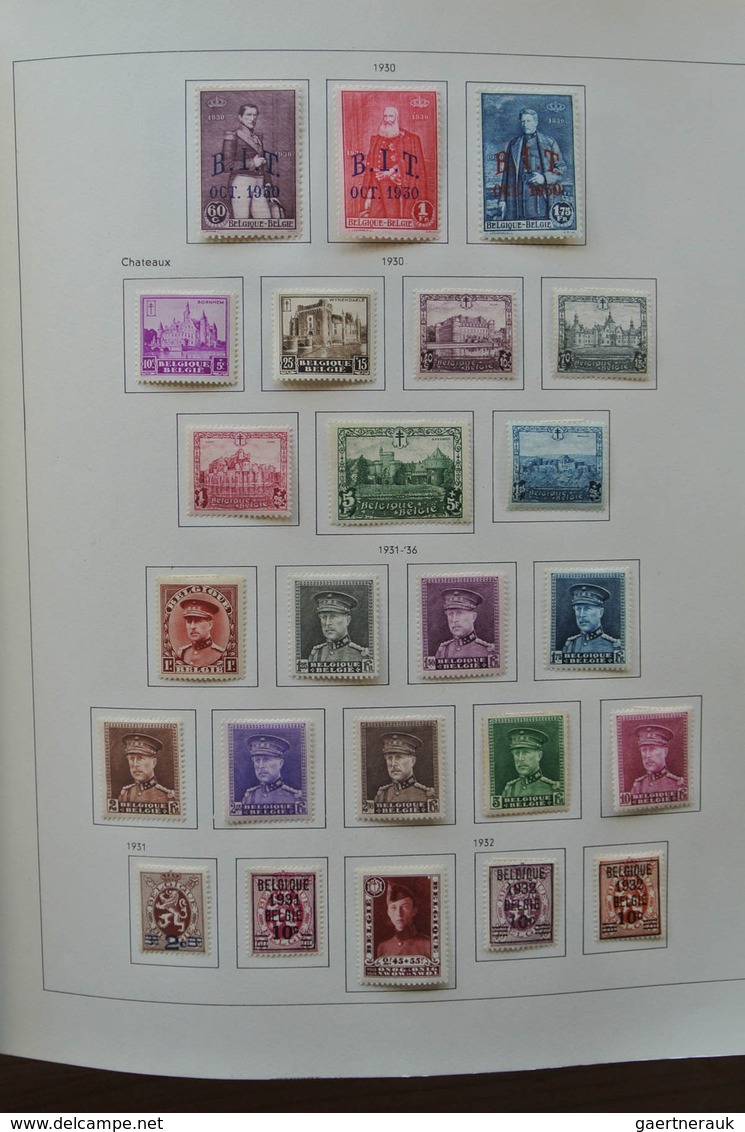 26076 Belgien: 1849-1980. Very well filled, mostly mint hinged collection Belgium 1849-1980 in 2 Pax album