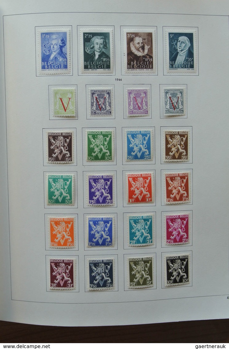 26076 Belgien: 1849-1980. Very well filled, mostly mint hinged collection Belgium 1849-1980 in 2 Pax album