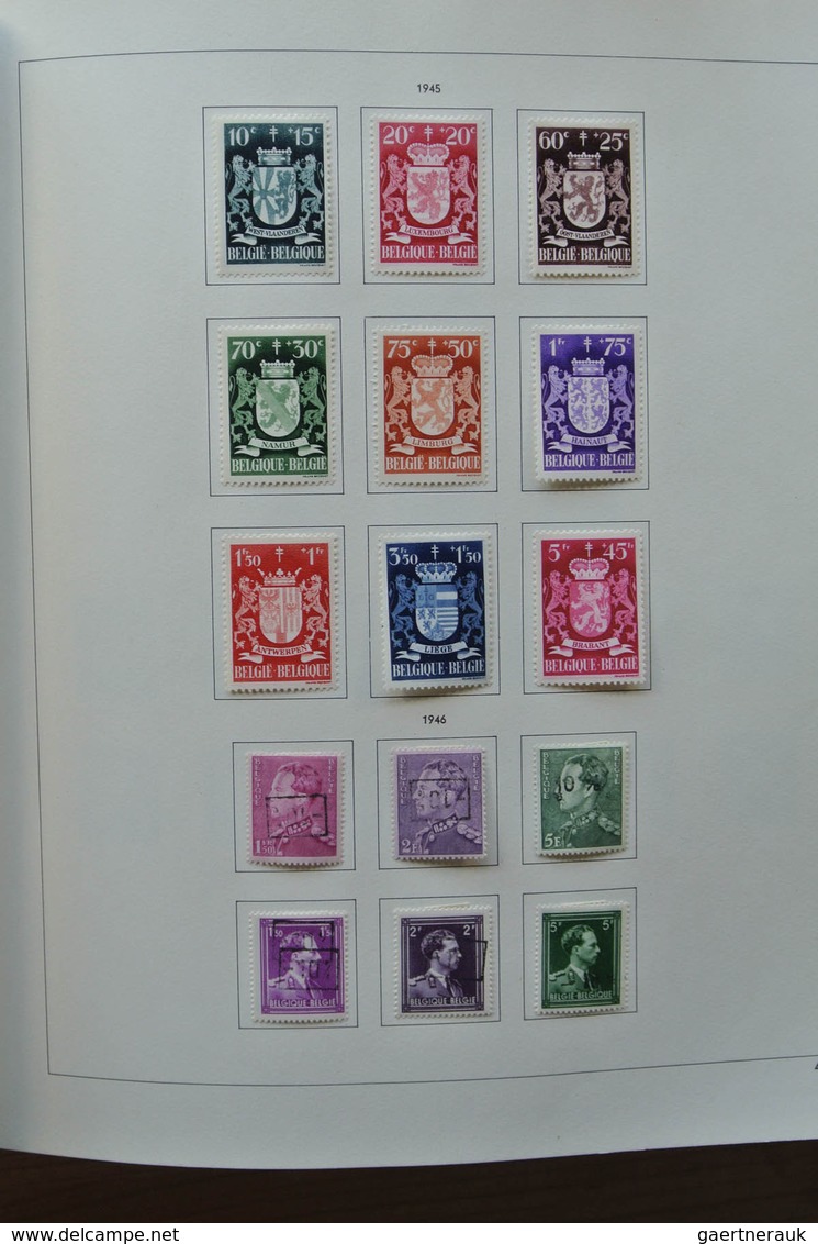 26076 Belgien: 1849-1980. Very well filled, mostly mint hinged collection Belgium 1849-1980 in 2 Pax album