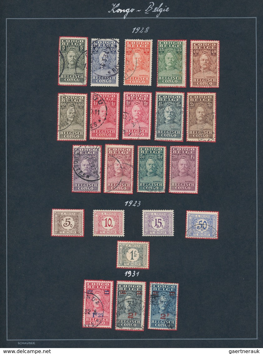 26078 Belgien: 1849/1969, cancelled and unused solid ground stock collection beginning with good kingdom i