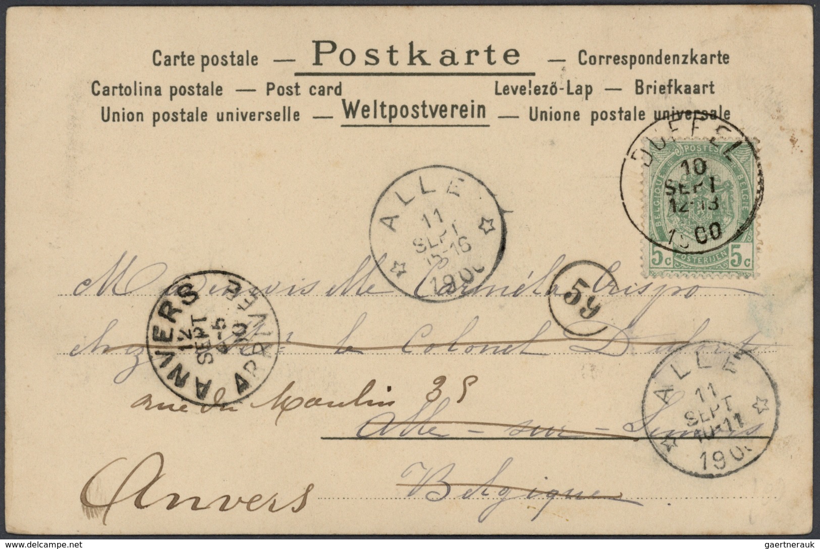 26094 Belgien: 1875/2000 (ca.), accumulation of several hundred (probably 1000+) covers/cards/stationeries