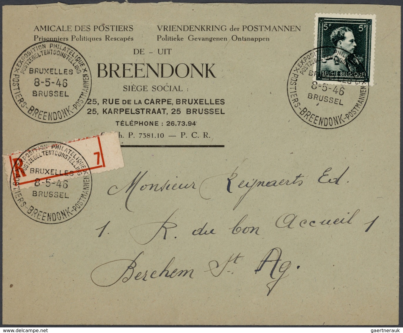 26094 Belgien: 1875/2000 (ca.), accumulation of several hundred (probably 1000+) covers/cards/stationeries