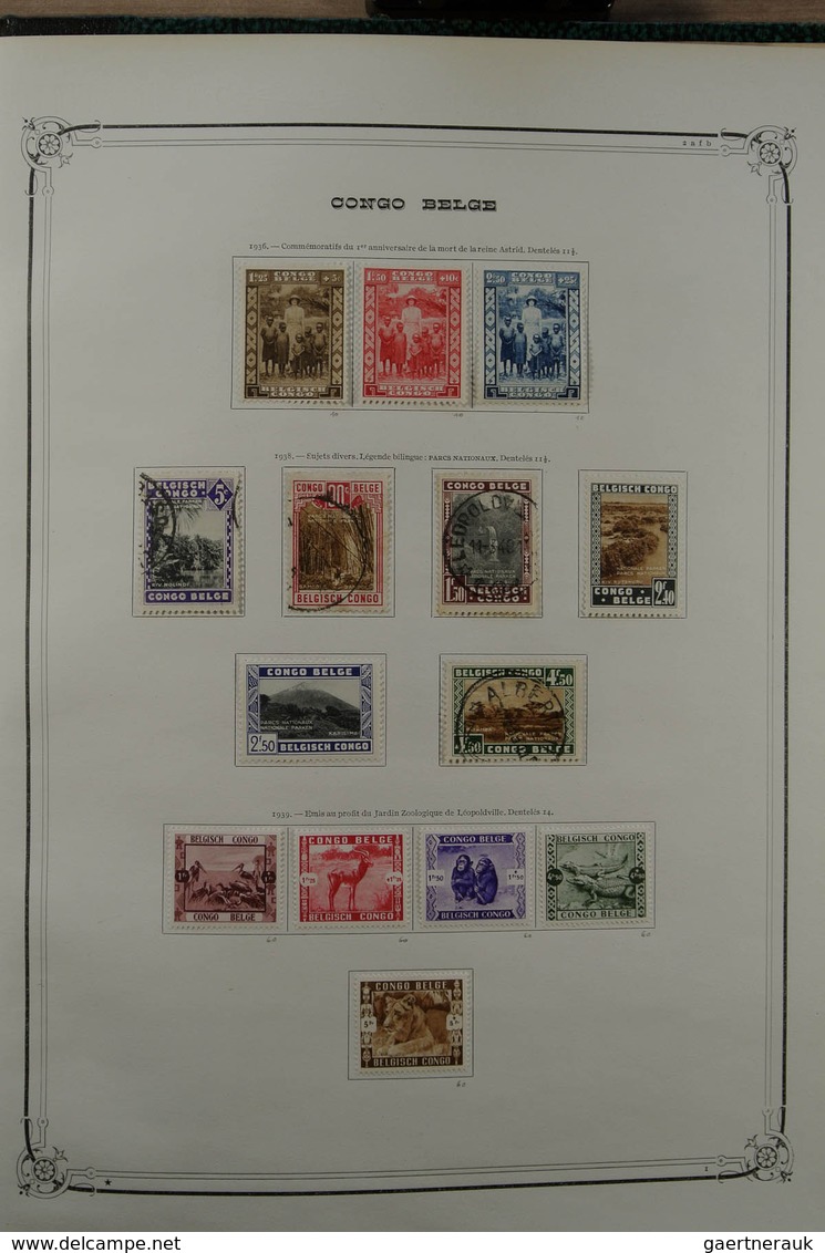 26097 Belgien: 1886-1964. Nicely Filled, Mint Hinged And Used Collection Belgian Territories 1886-1964 In - Autres & Non Classés