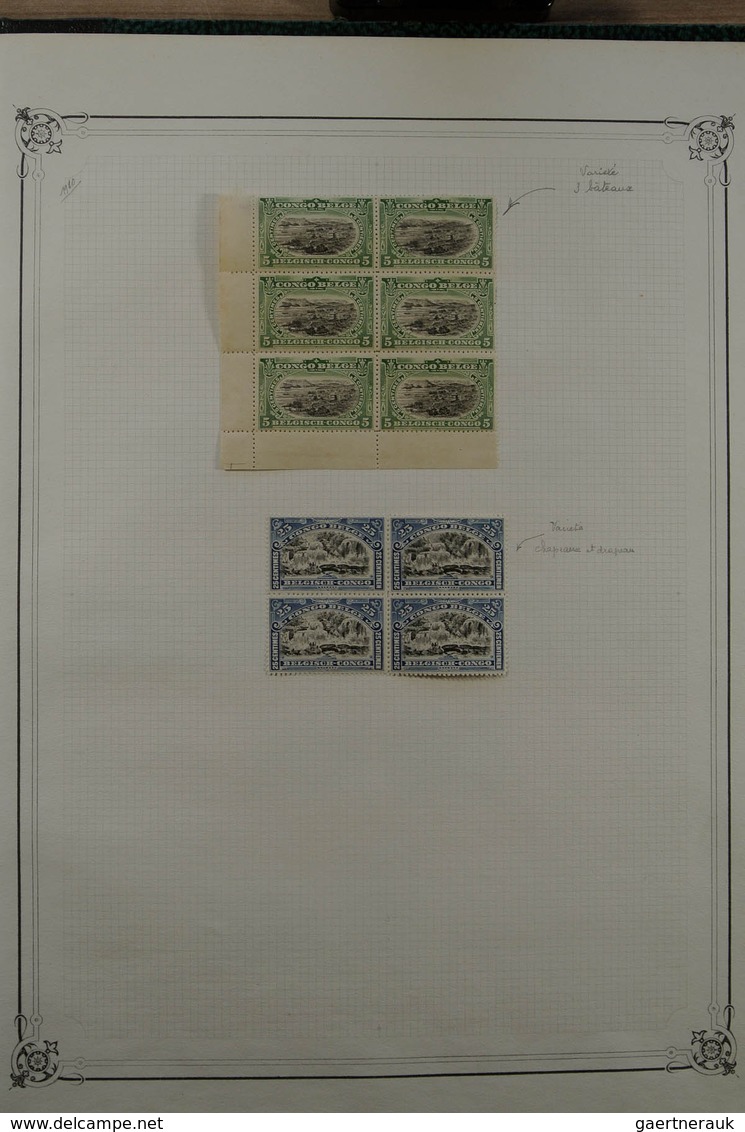 26097 Belgien: 1886-1964. Nicely filled, mint hinged and used collection Belgian territories 1886-1964 in