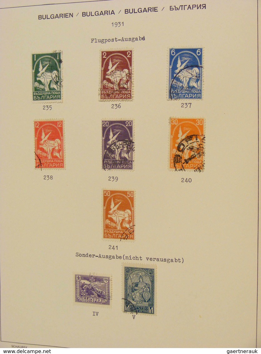 26190 Bulgarien: 1879/1944: Nice, canceled collection Bulgaria 1879-1944 in Schaubek album. Collection con