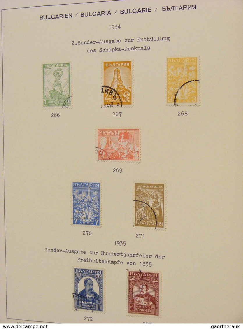 26190 Bulgarien: 1879/1944: Nice, canceled collection Bulgaria 1879-1944 in Schaubek album. Collection con