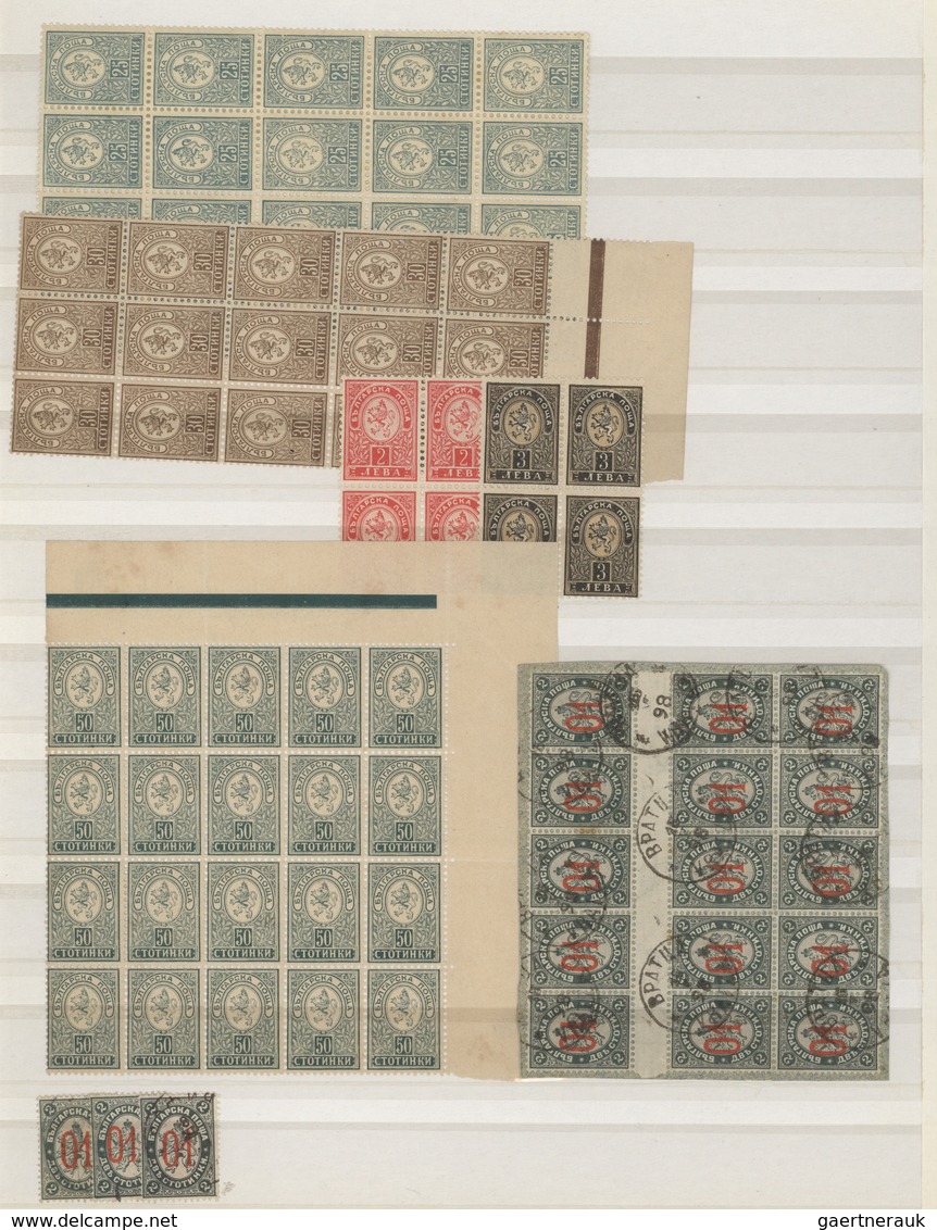 26195 Bulgarien: 1881/1939, mainly mint accumulation in a stockbook from early issues, well sorted through
