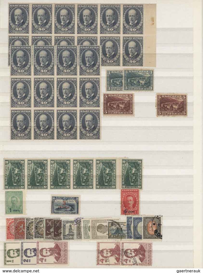 26195 Bulgarien: 1881/1939, mainly mint accumulation in a stockbook from early issues, well sorted through