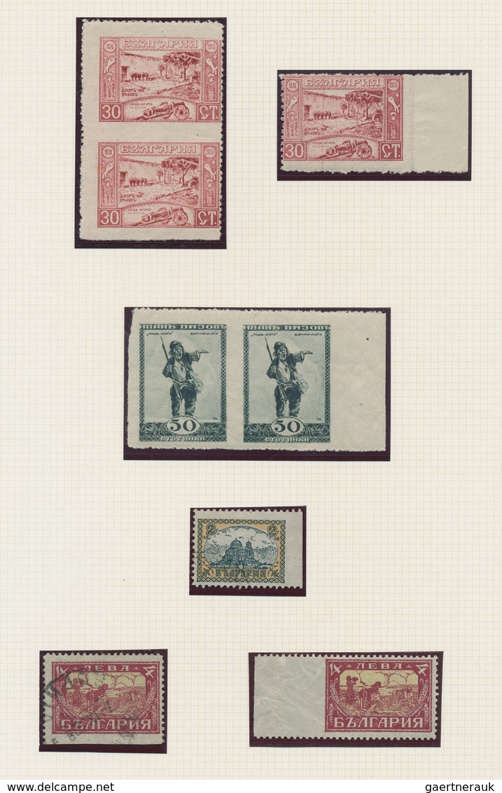 26197 Bulgarien: 1915/1944, Extraordinary Collection Of Varieties/specialities, Comprising Apprx. 105 Stam - Lettres & Documents