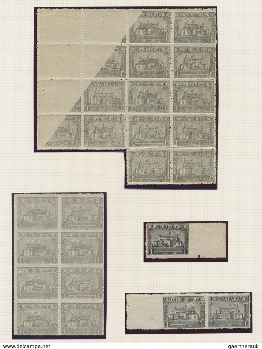 26197 Bulgarien: 1915/1944, Extraordinary Collection Of Varieties/specialities, Comprising Apprx. 105 Stam - Lettres & Documents