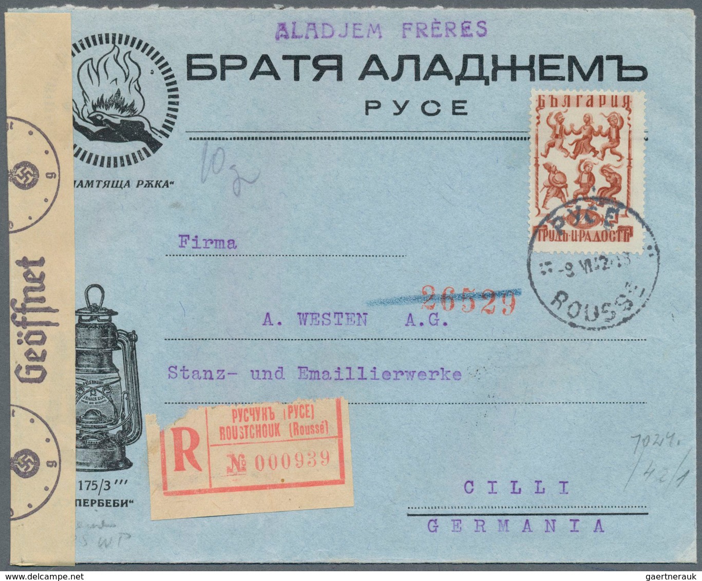 26199 Bulgarien: 1938/1944, Group Of Apprx. 83 Commercial Covers/cards, Many Commemoratives, Registered, C - Lettres & Documents