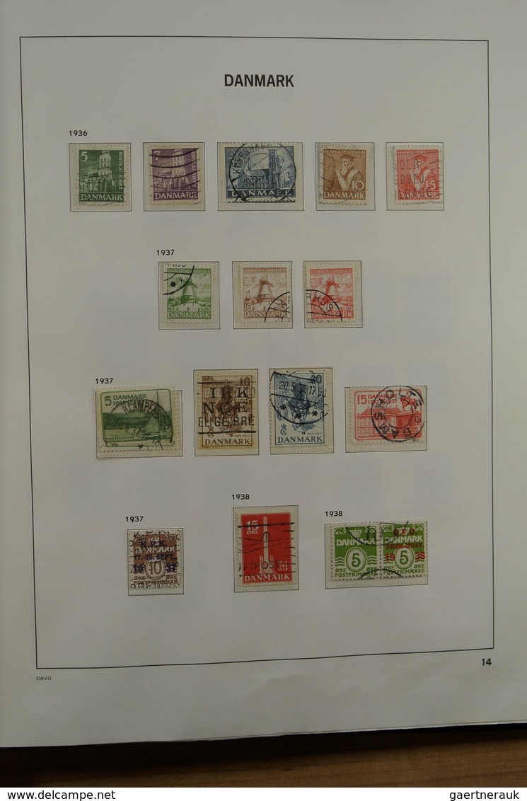 26218 Dänemark: 1851-1979. Mostly used collection Denmark 1851-1979 in Davo album. Collection contains bet