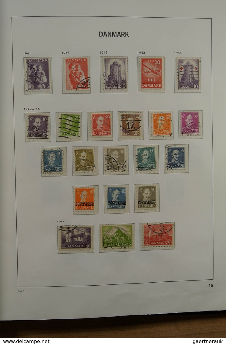 26218 Dänemark: 1851-1979. Mostly used collection Denmark 1851-1979 in Davo album. Collection contains bet