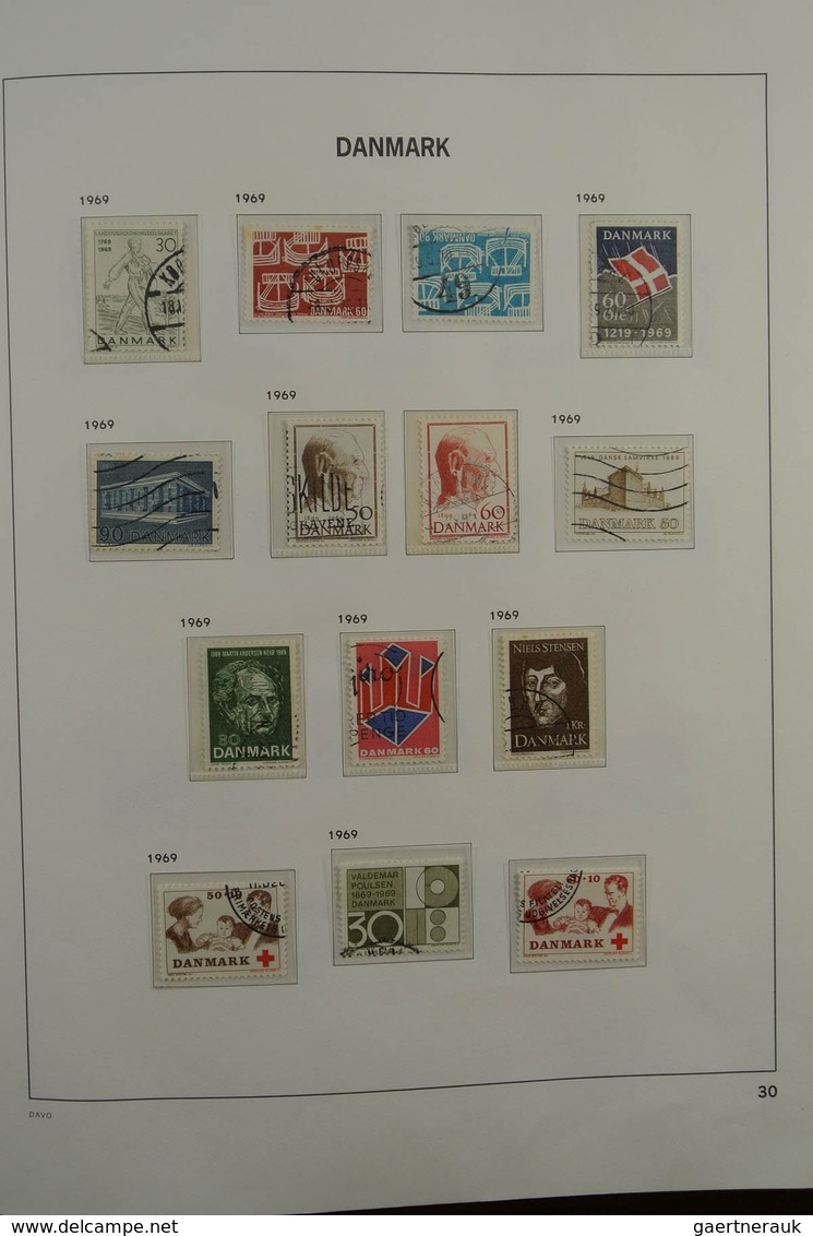 26218 Dänemark: 1851-1979. Mostly used collection Denmark 1851-1979 in Davo album. Collection contains bet