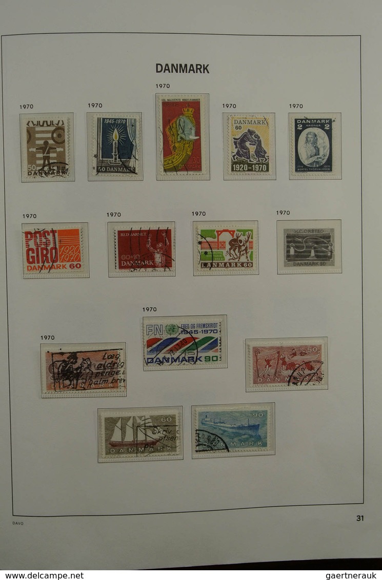 26218 Dänemark: 1851-1979. Mostly used collection Denmark 1851-1979 in Davo album. Collection contains bet