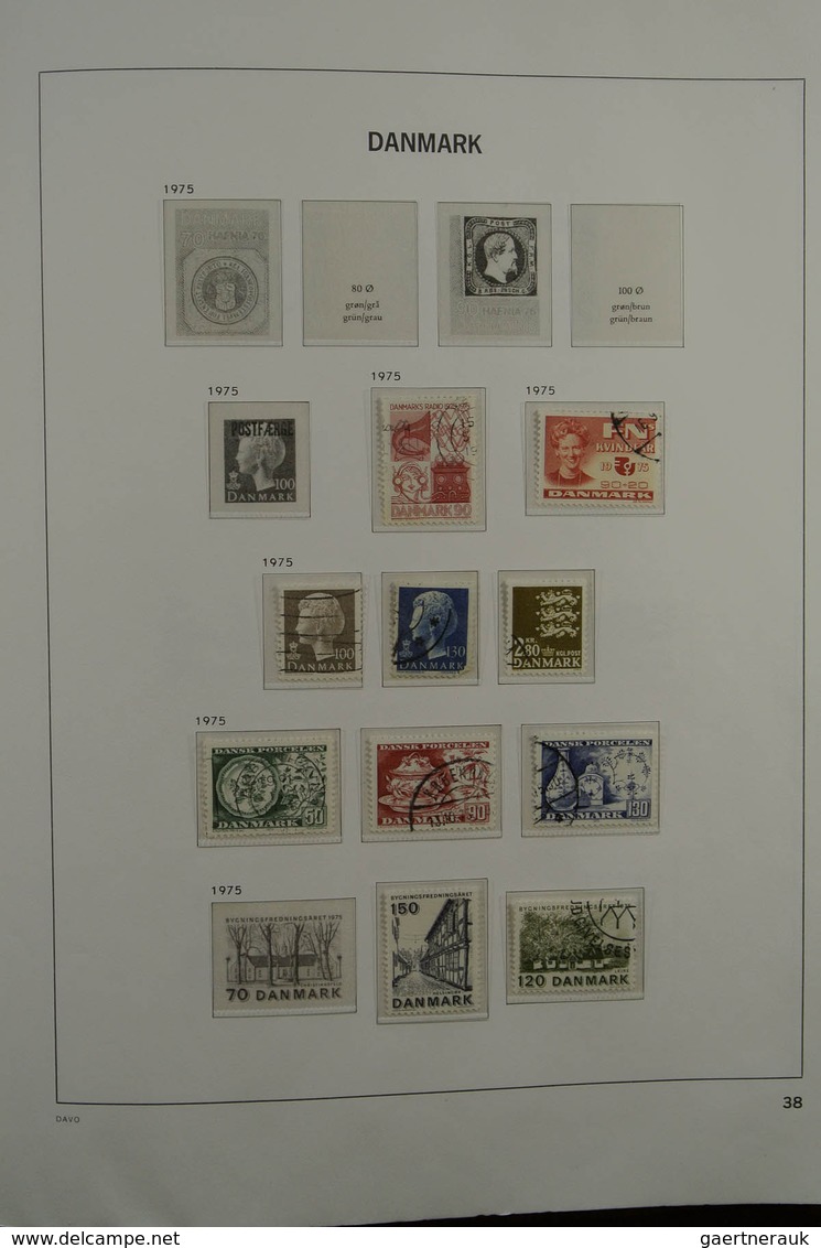 26218 Dänemark: 1851-1979. Mostly used collection Denmark 1851-1979 in Davo album. Collection contains bet