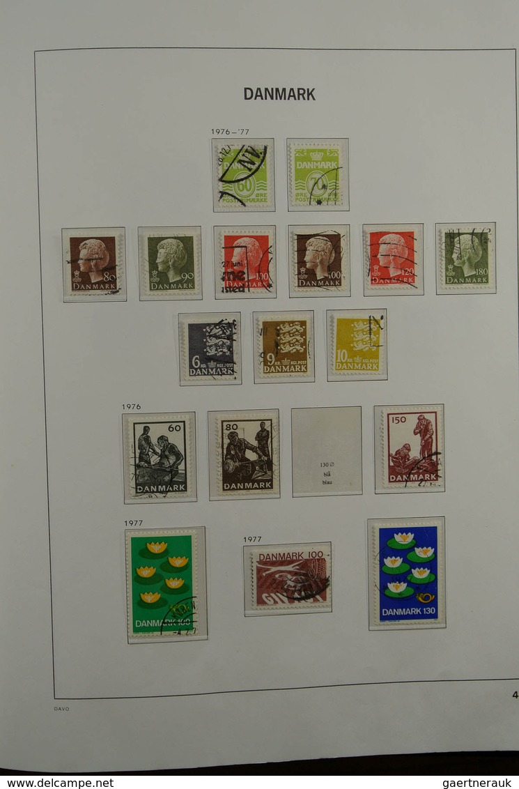 26218 Dänemark: 1851-1979. Mostly used collection Denmark 1851-1979 in Davo album. Collection contains bet