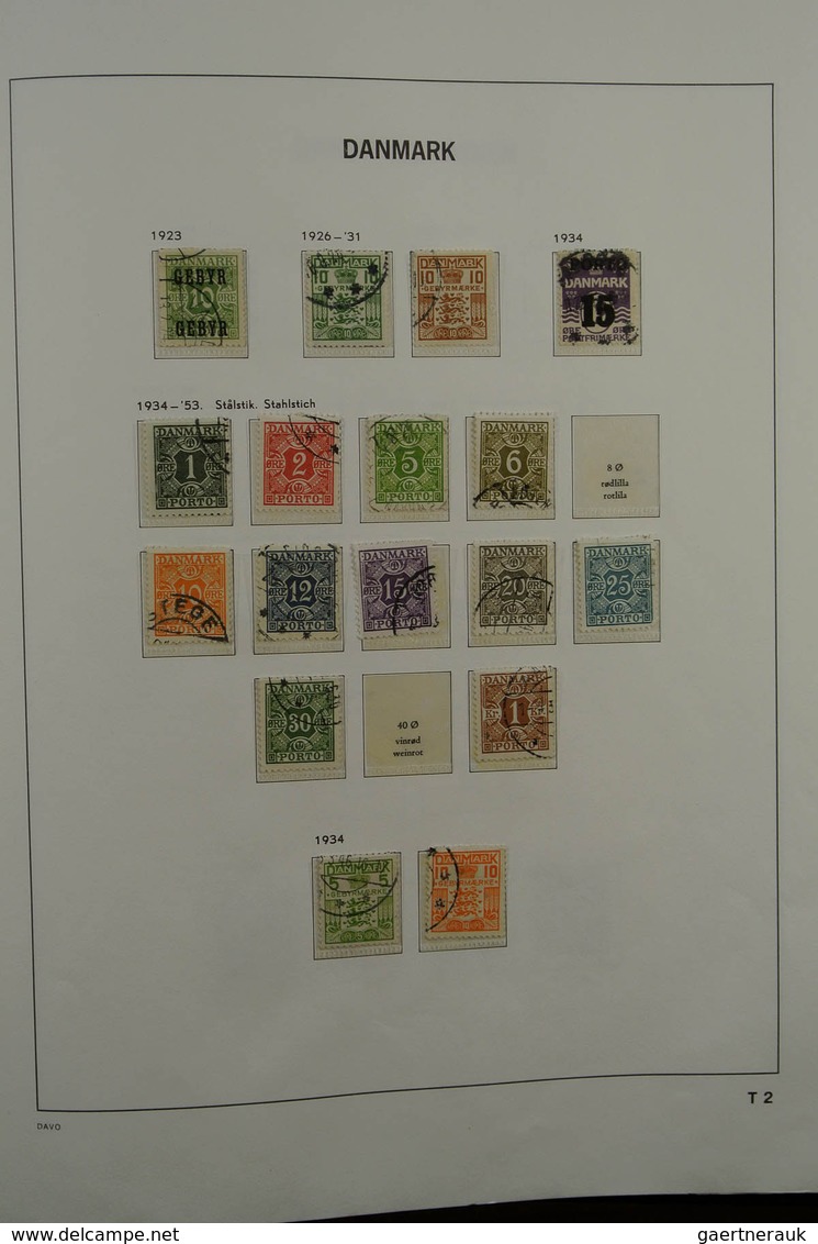 26218 Dänemark: 1851-1979. Mostly used collection Denmark 1851-1979 in Davo album. Collection contains bet