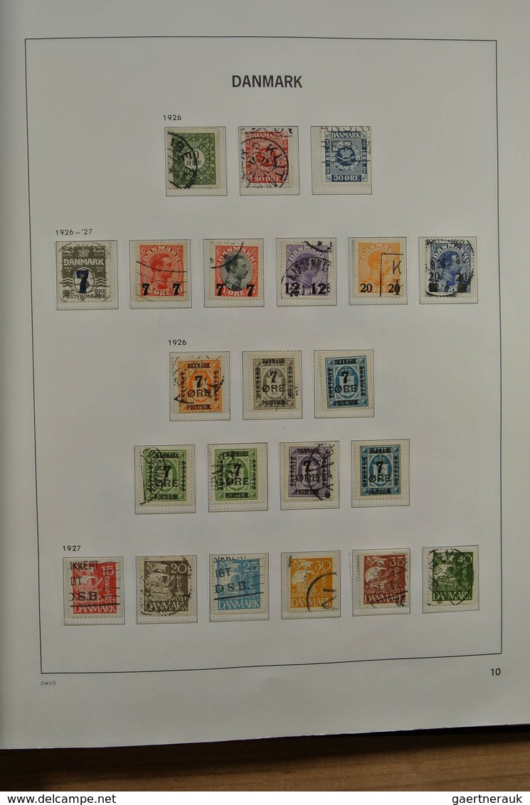 26218 Dänemark: 1851-1979. Mostly used collection Denmark 1851-1979 in Davo album. Collection contains bet