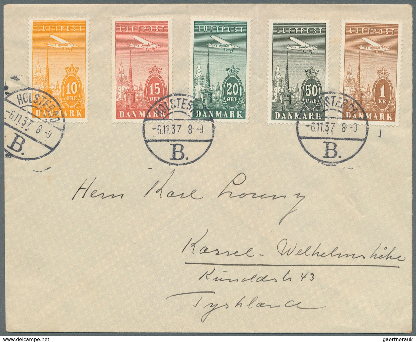 26229 Dänemark: 1866-1945 (meist), interresanter Posten von über 250 Belegen mit besseren Stempeln, sowie