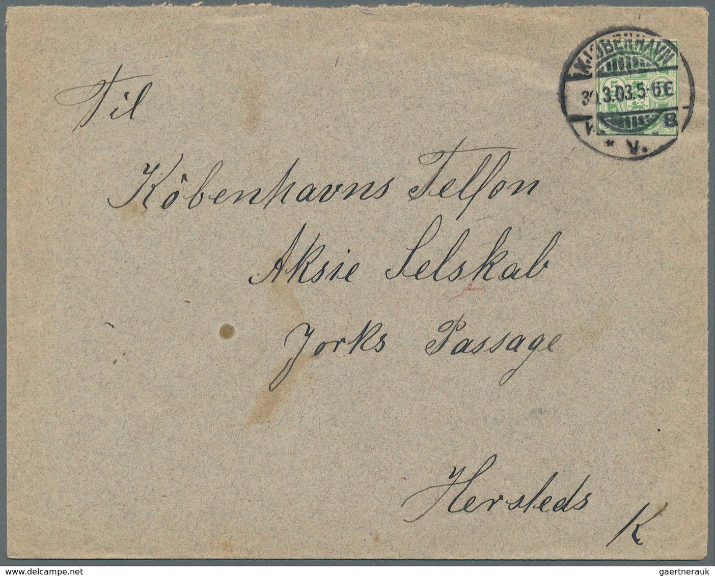 26229 Dänemark: 1866-1945 (meist), interresanter Posten von über 250 Belegen mit besseren Stempeln, sowie