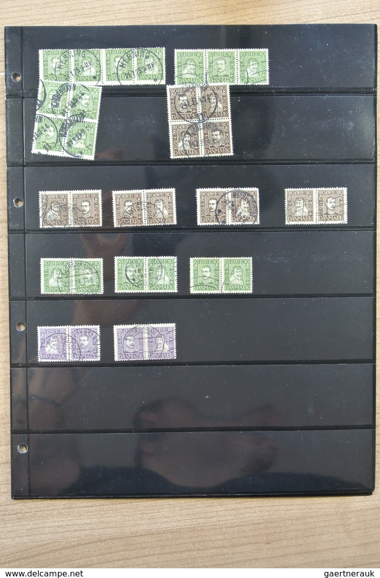 26230 Dänemark: 1871-1990. Nice, used collection back of the book of Denmark 1871-1990 on stockpages in fo