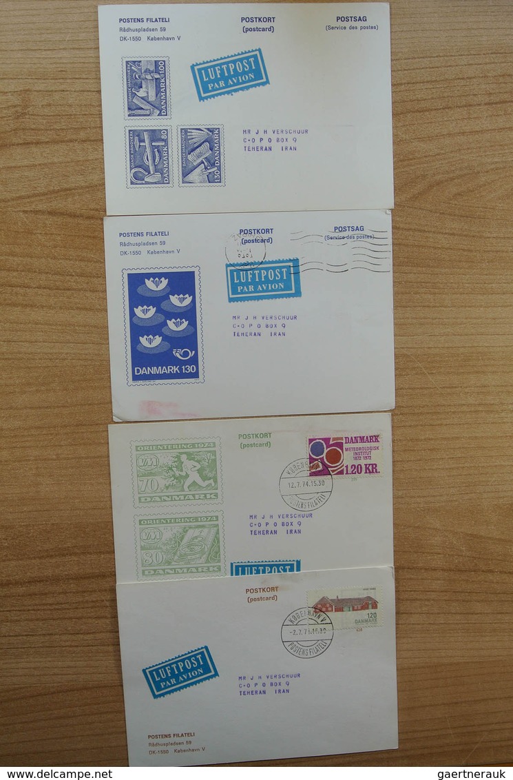 26236 Dänemark: 1900-1980. Wonderful variety of covers and first day covers, also announcement sheets of t