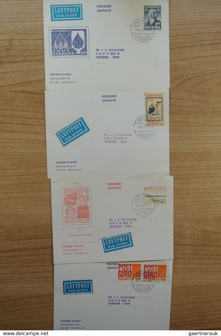 26236 Dänemark: 1900-1980. Wonderful variety of covers and first day covers, also announcement sheets of t