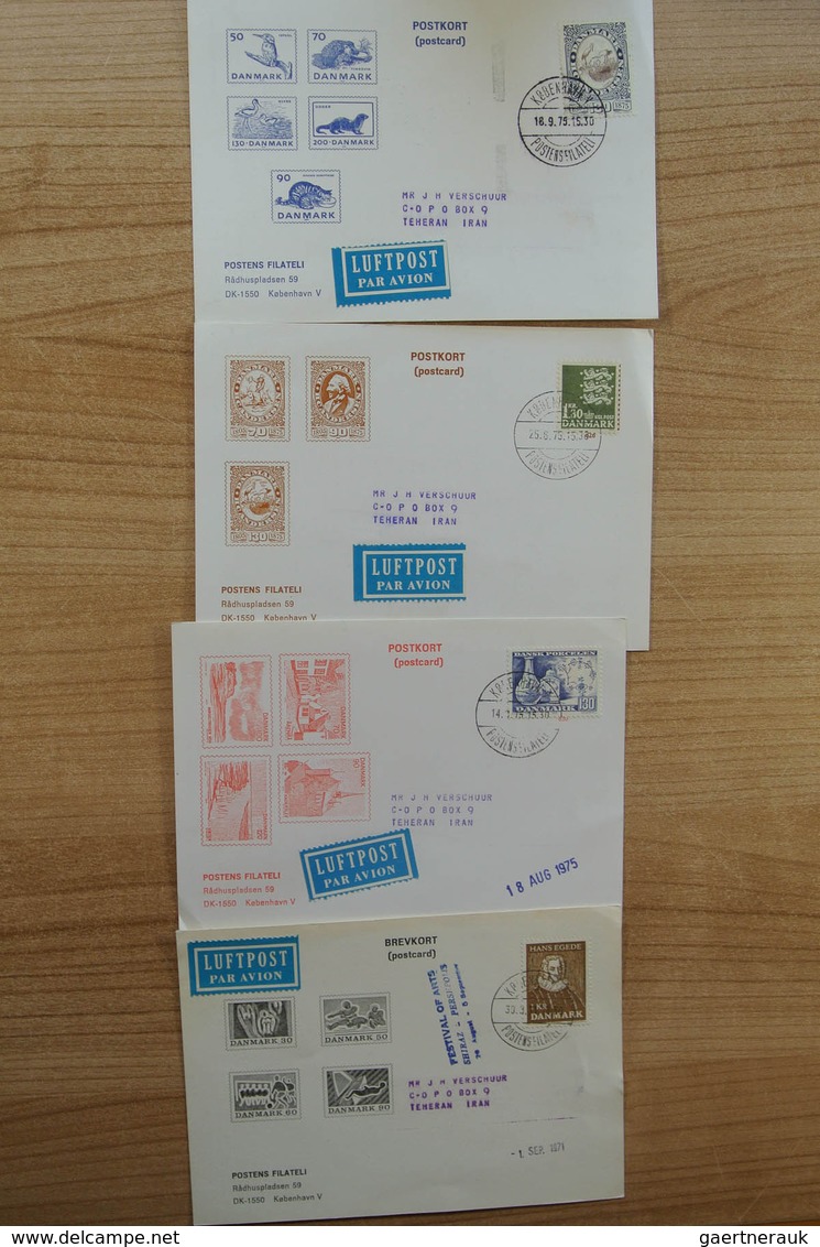 26236 Dänemark: 1900-1980. Wonderful variety of covers and first day covers, also announcement sheets of t