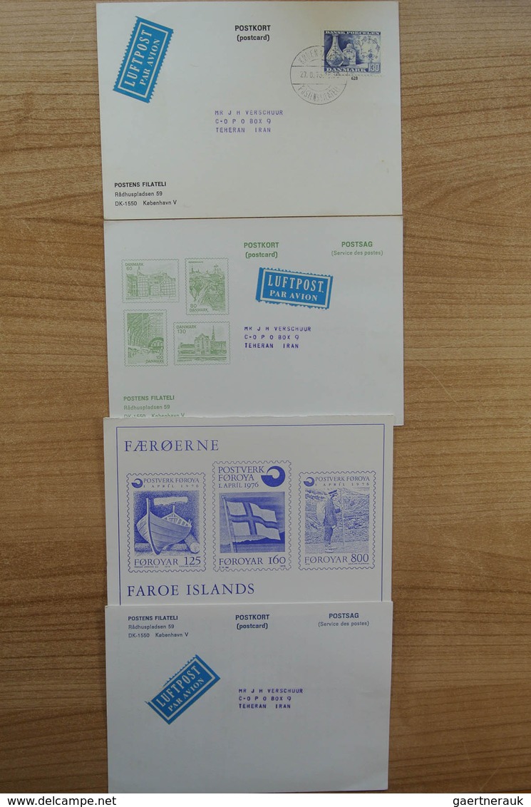 26236 Dänemark: 1900-1980. Wonderful variety of covers and first day covers, also announcement sheets of t